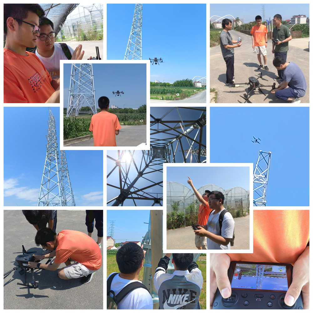 张毅杰团队成员进行实地考察与试验