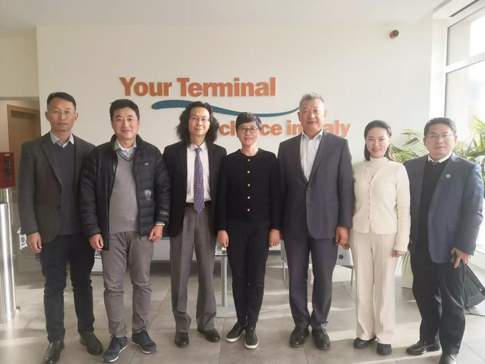 参访意大利热那亚港瓦多码头