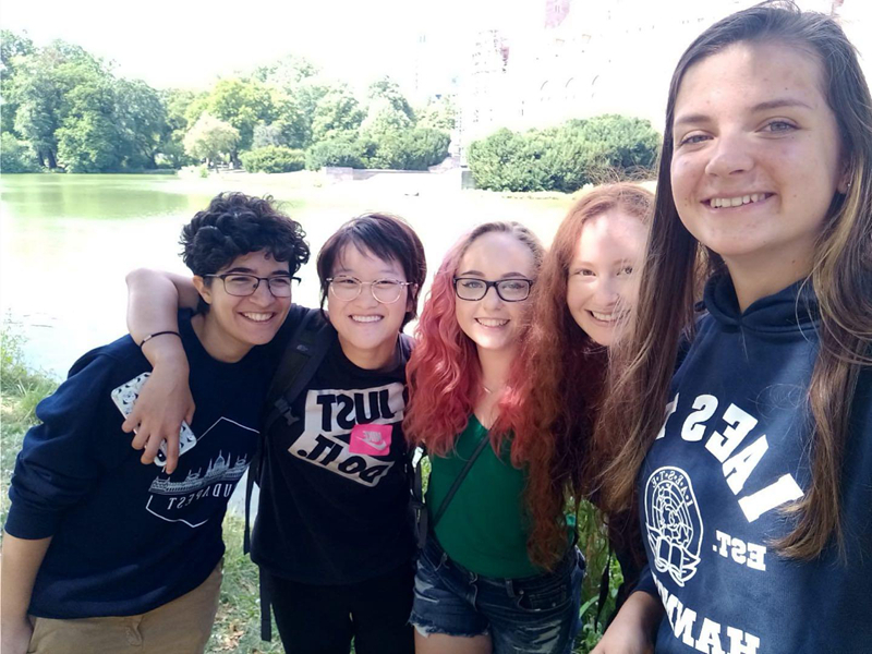 学生在德国汉堡工业大学（爱因斯特海外实习项目）