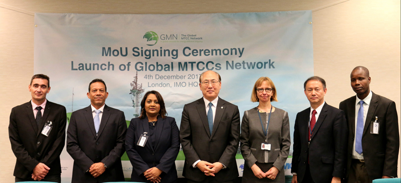 在国际海事组织出席GMN联盟正式成立仪式上