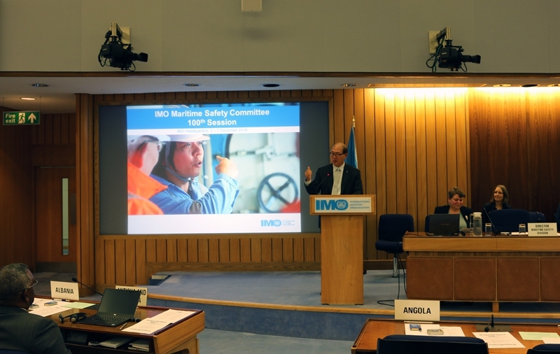 国际海事组织秘书长林基泽在庆祝活动上致辞