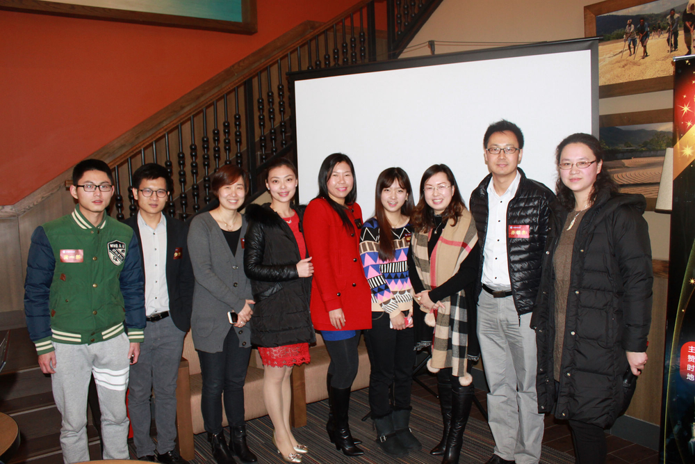 校友演讲者合影