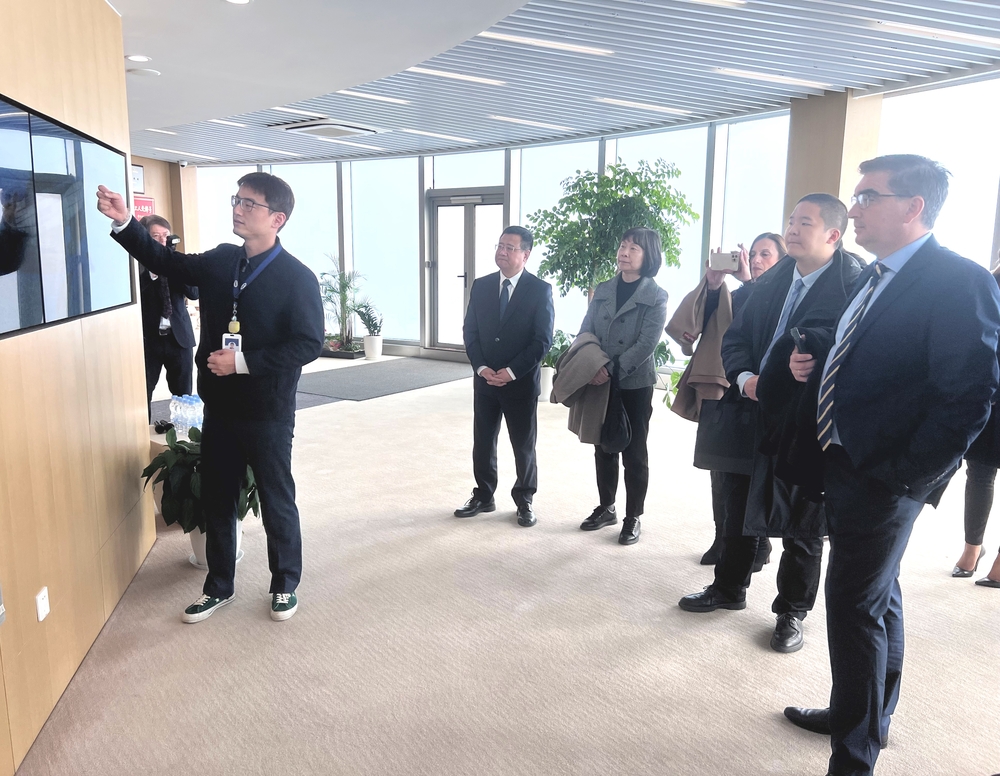 参观洋山深水港四期码头