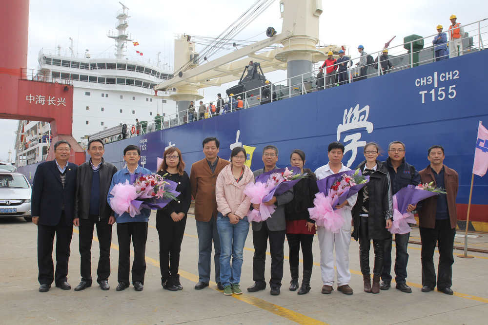 实习船建成交付使用