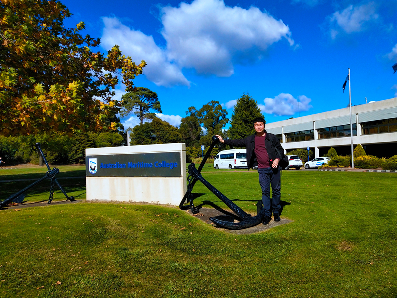 在澳大利亚海事学院访学