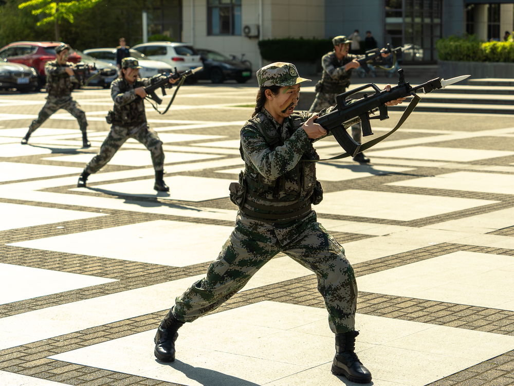 擒敌拳（战术）方队展示