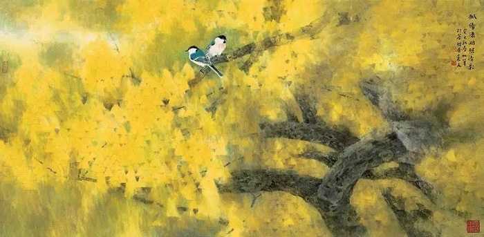 拟倩潇湘照清影 2013年 纸本设色 67.5×136cm