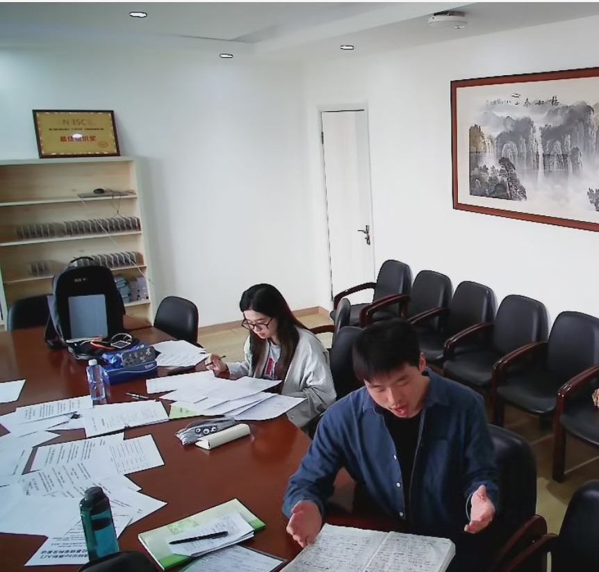 滕尔杰、宋之钧全国决赛线上赛事阶段答辩过程中