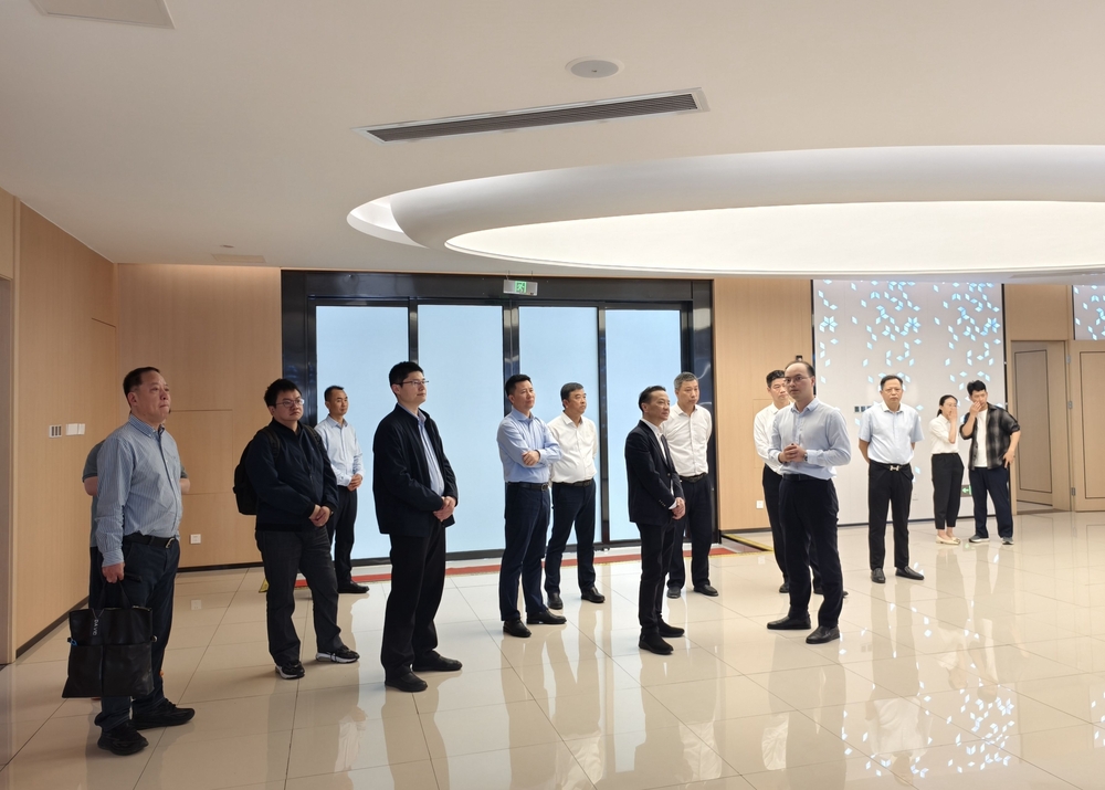 参观调研江阴港集装箱码头